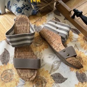 SUPER CUTE and COMFORTABLE slip on wedges